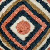 Boho Cushion Cover with Geometric Design.