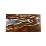 Brown Rustic Metal Abstract Wall Art