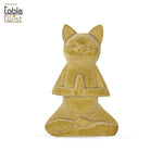 Buddha Groove Meditating Namaste Cat Zen Praying Statue