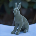 Candy Greenish Bunny statue