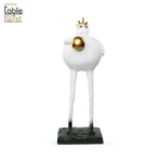 Cartoon Sculpture Crown Blowing Bubble Character Statue