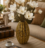 Ceramic Vase with Openwork Pattern