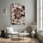 Cheetah and Rose Wall Art