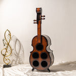 Cocoa Brown Violin Wine Rack