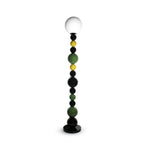 Colorful Metal Balls Floor Lamp with Glass Lampshade