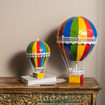 Colourful Metal Hot Air Balloon Décor
