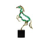 Creative Light Luxury Hollowed Out Stallion Ornament