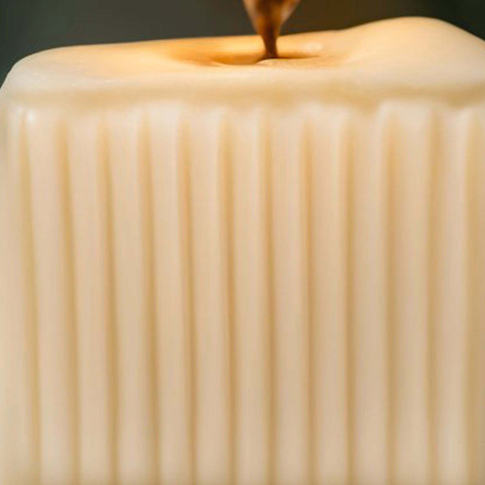 Cube Soy Wax Candle.