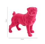 Hot Pink Bulldog Figurine