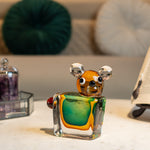 Decorative Glass Bear Figurine