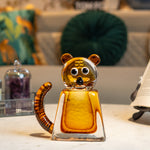 Decorative Handmade Crystal Tiger Figurine