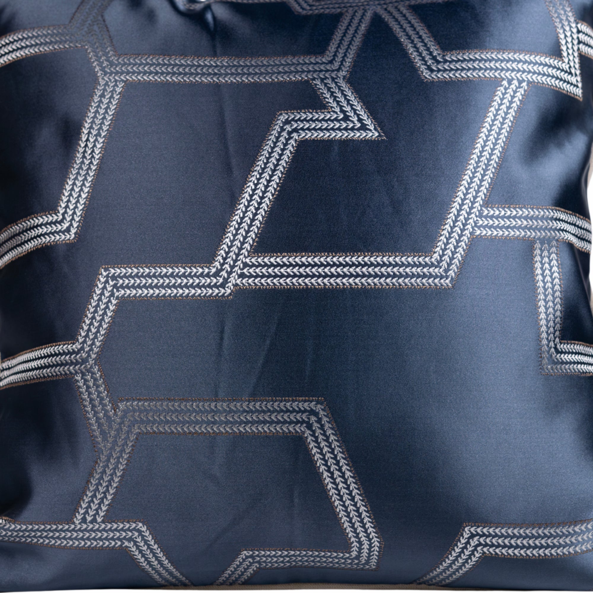 Deep Blue Geometric Design