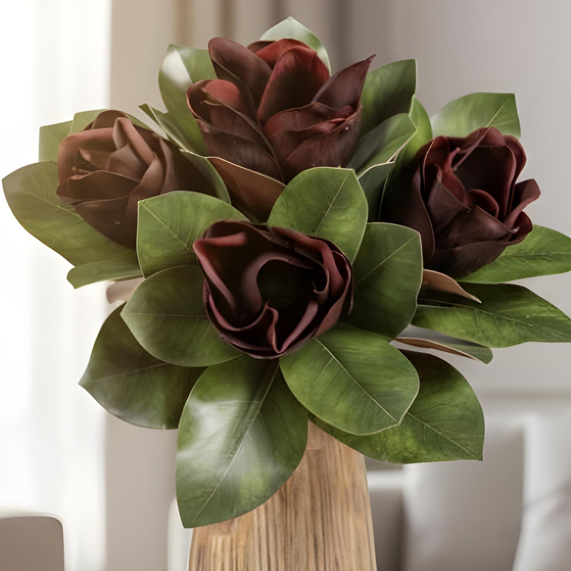 Deep Purple Artificial Magnolia Stem.