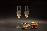 Diamante | Silhouette - Champagne Flutes with Swarovski® Crystals | 210 ml | Set of 2