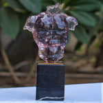 Elegant Resin Male Torso Sculpture on Marble Base - Modern Decorative Art