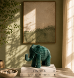 Emerald Elephant Sculpture