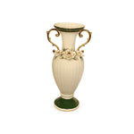 European-Style Green Ceramic Flower Vases