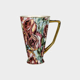 Floral Print Porcelain Mug 