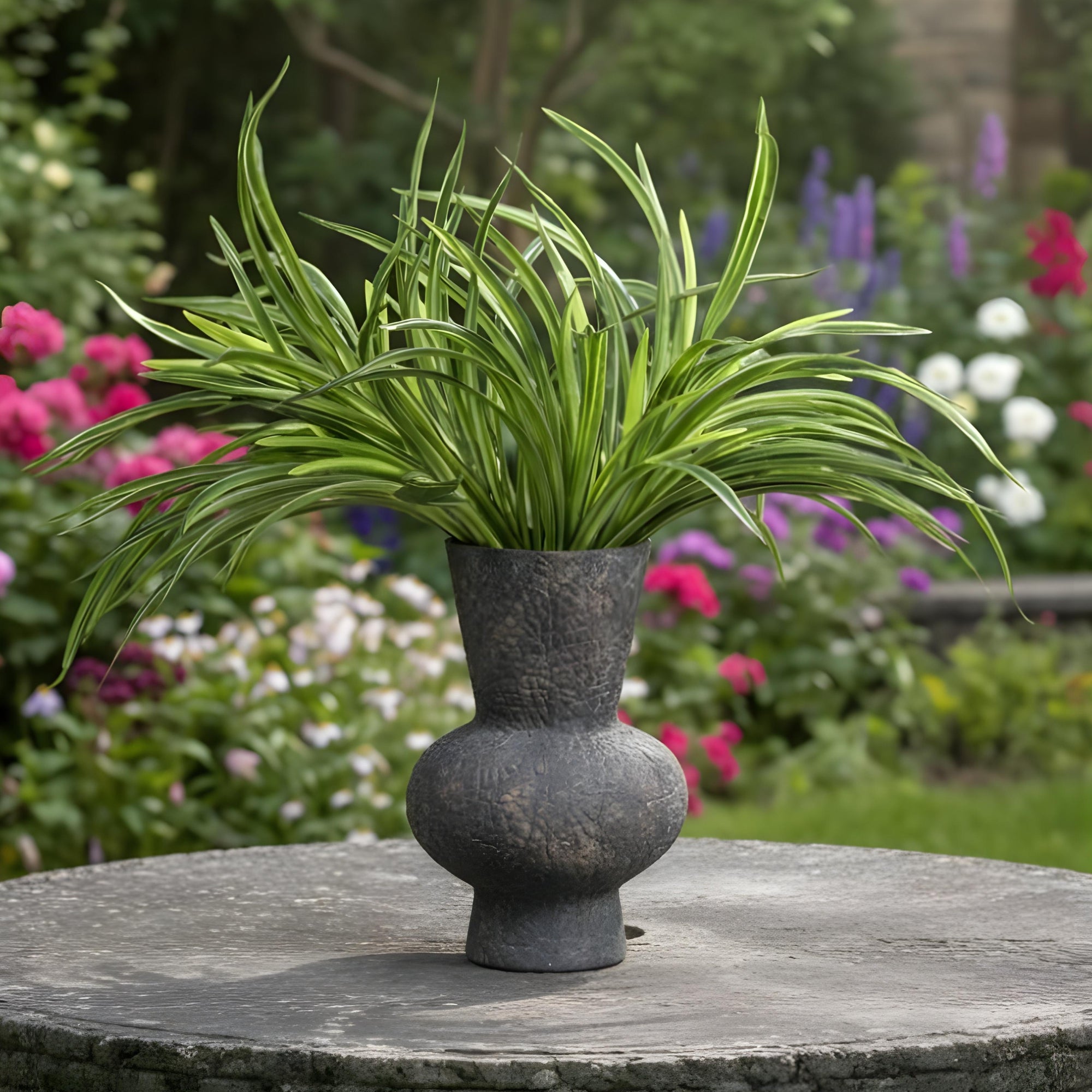 Fourwalls Artificial Small Dracaena Bush