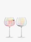 LSA International | Pearl - Balloon Goblets | 650 ml | Crystal | Rainbow | Set of 2