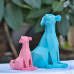 Geometric Dog Figurine