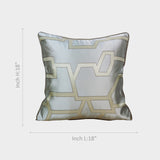 Geometric Gold Pattern Cushion Cover