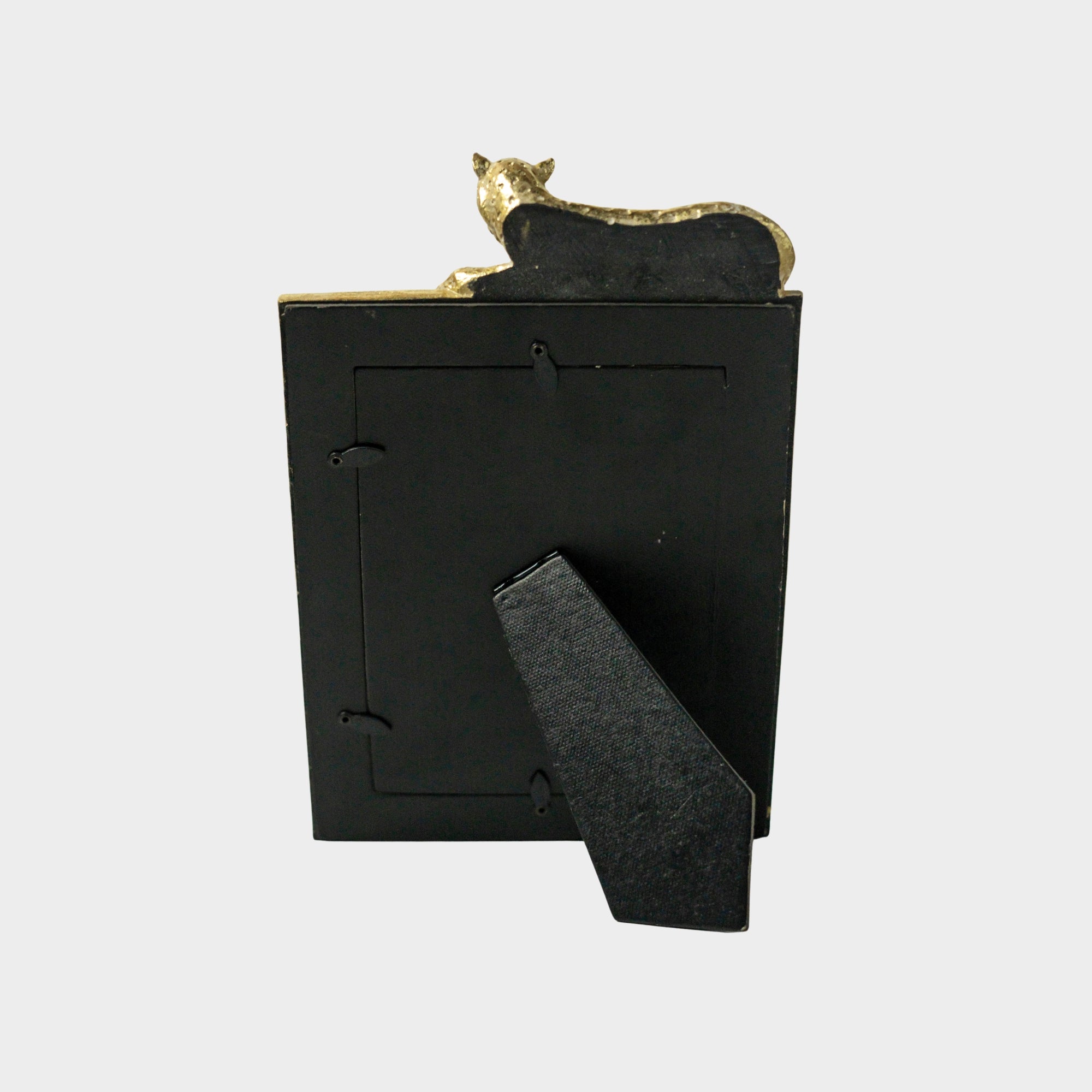 Gold-Finish Floral Resin Photo Frame.