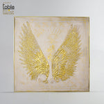 Gold Angel Wings Gold Leaf Feather Wall Art