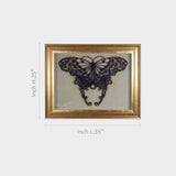 Gold Frame Butterfly Art.