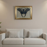 Gold Frame Butterfly Art