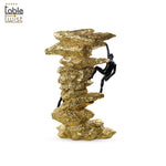 Gold Mountain Climbing Statue.