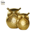 Golden Adorable Cute Owl Figurine