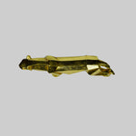 Golden Leopard Pattern Resin Decor Piece: Wild Luxury in Elegance.