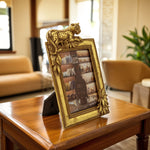 Golden Panther Photo Frame