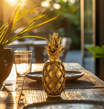 Golden Pineapple Sculpture
