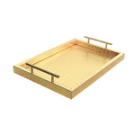 Golden Serving Trays