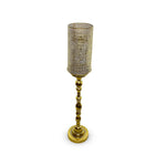 Vintage Brass Ornate Tall candle holders