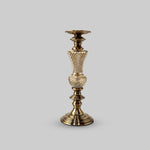 Golden vintage candle holder
