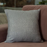 Gray Luxurious Floral Cushion Covers