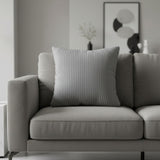 Gray Pleated Soft Cushion Cover