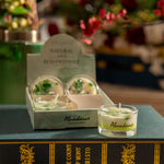 Green Crystal Soy Tealight Candle Set: