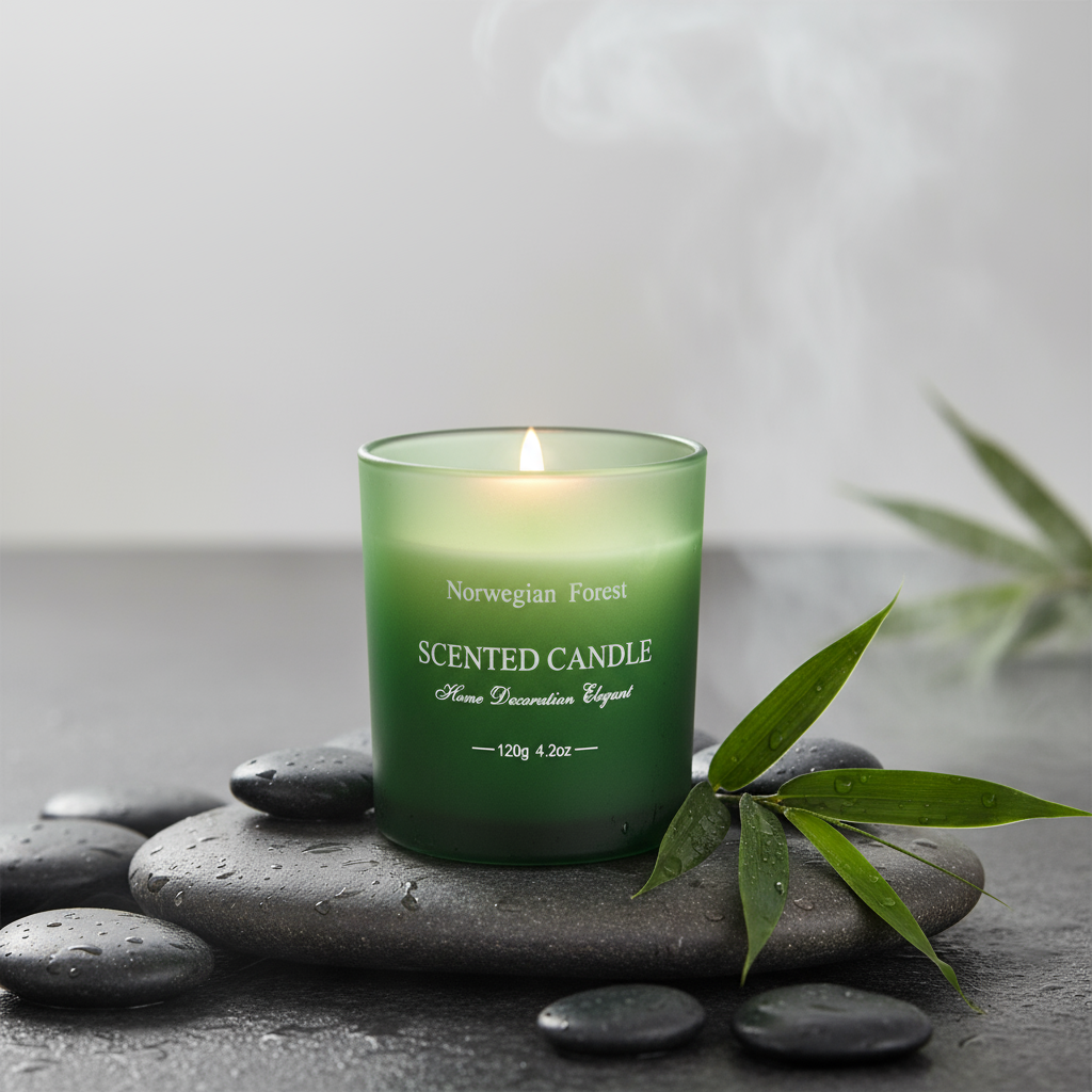 Green LED jat candles 