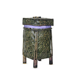 Handmade Small Bamboo Basket Cum Dustbin.