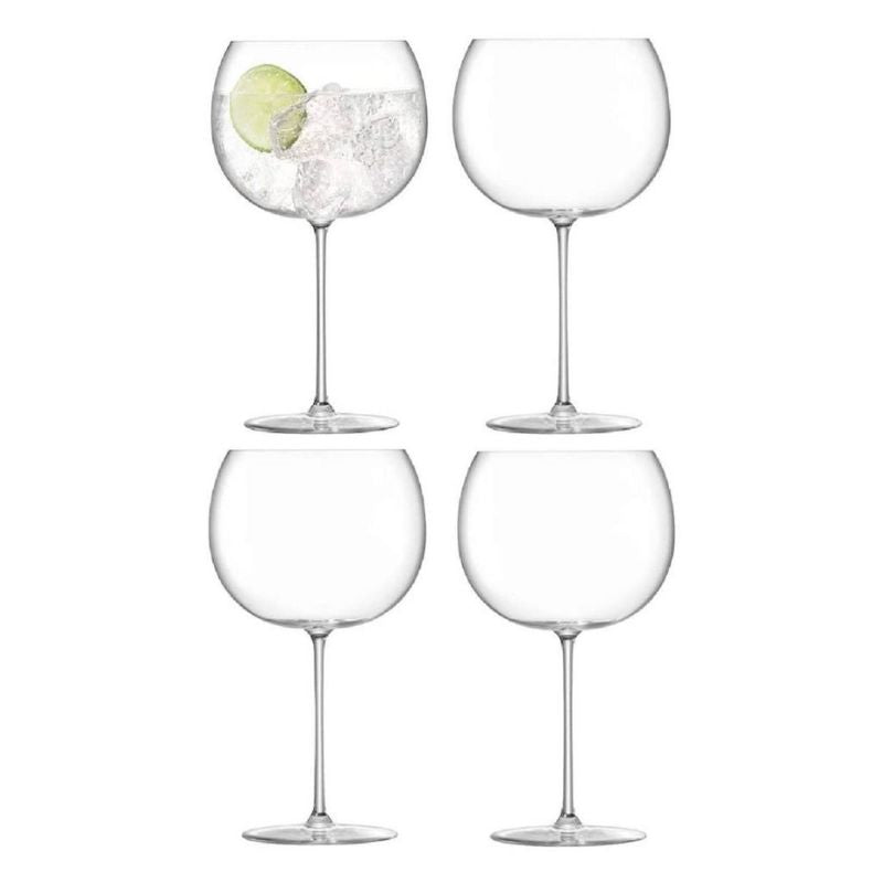 LSA International | Borough Balloon Glass | 680ml | Crystal | Clear | Set of 4.