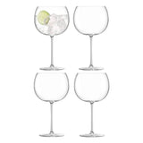 LSA International | Borough Balloon Glass | 680ml | Crystal | Clear | Set of 4.