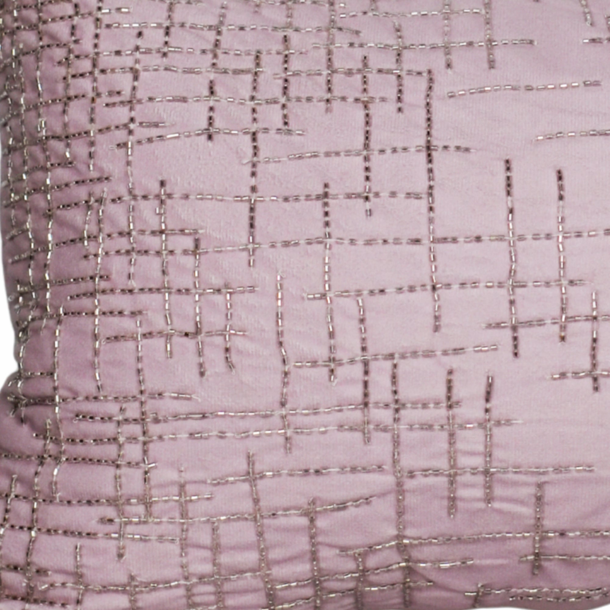 Lavender Cushion Cover with Subtle Embroidered 