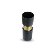 Medium Standing Urn with blend of black and gold metal