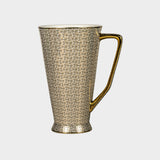 Modern Mesh Design Porcelain Mug 