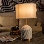 Modern White Ceramic Table Lamp