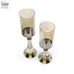 Nordic Brass Finish Candle Stand.